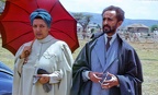 Emperor Haile Selassie and Queen Menen visiting a hospital