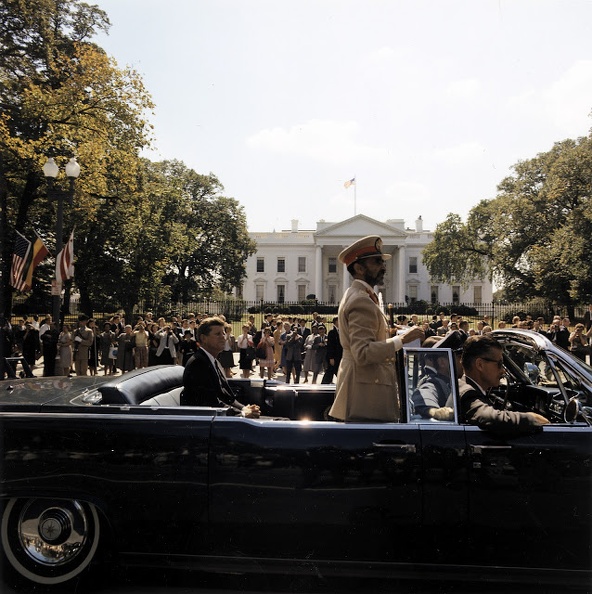 Selassie and Kennedy 1963