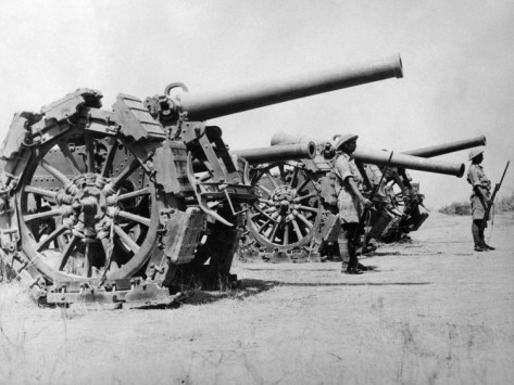 Captured cannons